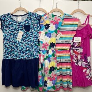 Gymboree Girls Dresses - Bundle of 4. Sizes 6, 7/8.